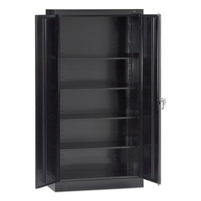 Tennsco 72" High Standard Cabinet, 30 x 15 x 72, Black