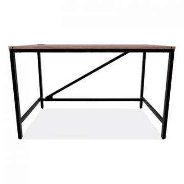 Alera Industrial Series Table Desk, 47.25w x 23.63d x 29.5h, Modern Walnut