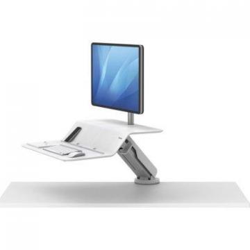 Fellowes Lotus RT Sit-Stand Workstation White Single