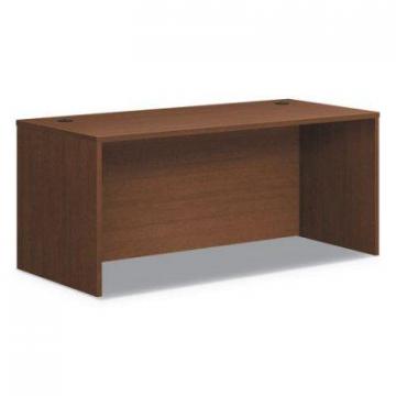 HON Foundation Rectangle Top Desk Shell, 66w x 30d x 29h, Shaker Cherry