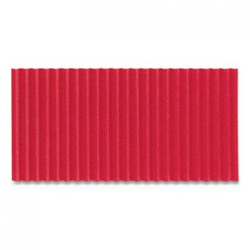 Pacon Corobuff Corrugated Paper Roll, 48" x 25 ft, Flame Red
