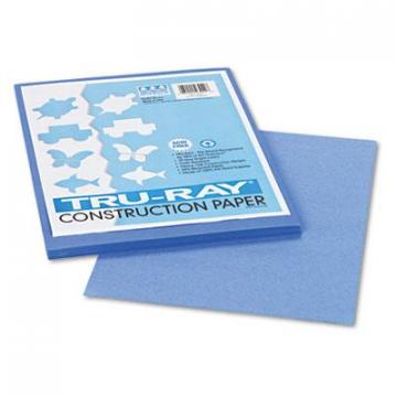 Pacon Tru-Ray Construction Paper, 76lb, 9 x 12, Blue, 50/Pack
