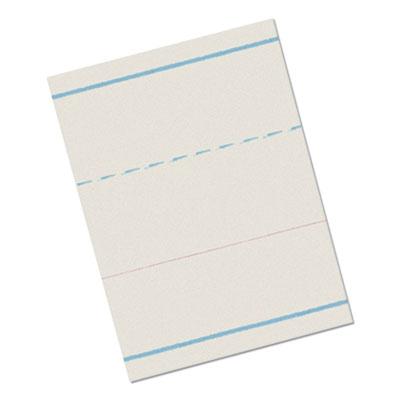 Pacon Multi-Program Handwriting Paper, 30 lb, 1 1/8" Long Rule, Two-Sided, 8 x 10.5, 500/Pack