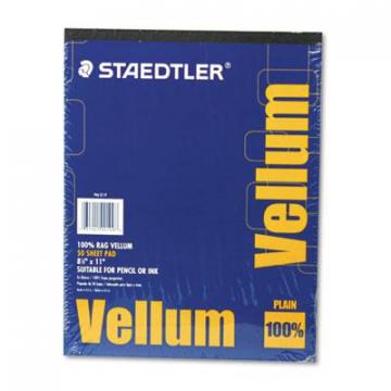Staedtler Mars Translucent Vellum Art and Dra fting Paper, 16lb, 8.5 x 11, 50/Pad