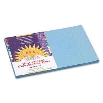 Pacon SunWorks Construction Paper, 58lb, 12 x 18, Sky Blue, 50/Pack (7607)