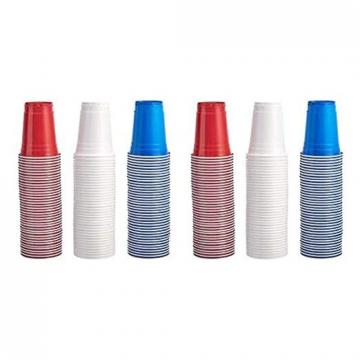 AmazonCommercial Plastic Cups, 16oz, Red, White, and Blue, Pack of 240
