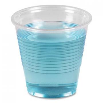 Boardwalk Translucent Plastic Cold Cups, 5 oz, Polypropylene, 25 Cups/Sleeve, 100 Sleeves/Carton