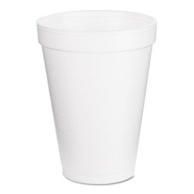 Dart Foam Drink Cups, 12oz, 25/Pack