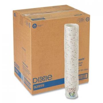 Georgia-Pacific Dixie PerfecTouch Paper Hot Cups, 10 oz, Coffee Haze, 1000/Carton