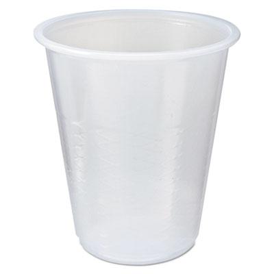 Fabri-Kal RK Crisscross Cold Drink Cups, 3 oz, Clear
