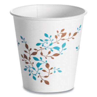 Huhtamaki Single Wall Hot Cups 10 oz, Vine, 1,000/Carton