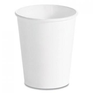 Huhtamaki Single Wall Hot Cups 8 oz, White, 1,000/Carton