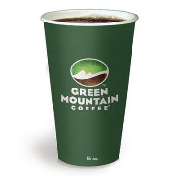 Keurig Eco-Friendly Paper Hot Cups, 16oz, Green Mountain Design, Multi, 1000/Carton