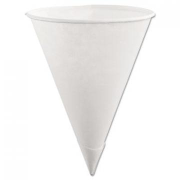 Rubbermaid Paper Cone Cups, 6oz, White, 200/Pack, 12 Packs/Carton