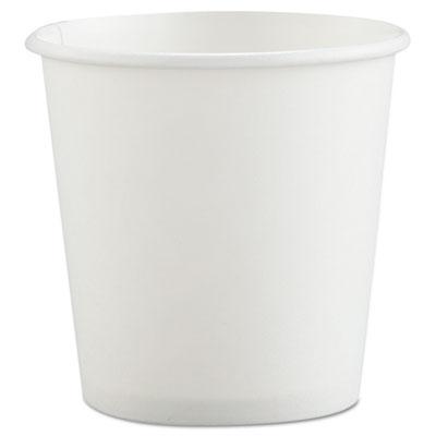 Dart Solo Polycoated Hot Paper Cups, 4 oz, White