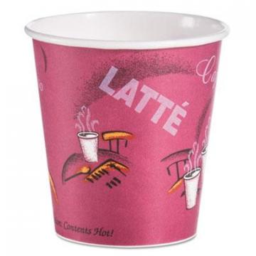 Dart Solo Solo Bistro Design Hot Drink Cups, Paper, 10 oz, 1000/Carton