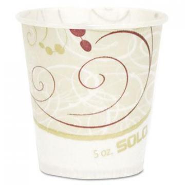 Dart Solo Paper Water Cups, Waxed, 5oz, 100/Bag, 30 Bags/Carton