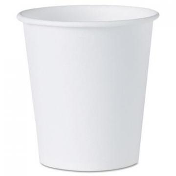 Dart Solo White Paper Water Cups, 3oz, 100/Bag, 50 Bags/Carton