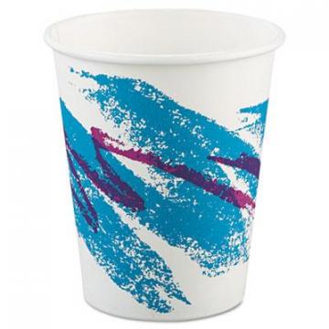 Dart Solo Jazz Paper Hot Cups, 10oz, Polycoated, 50/Bag, 20 Bags/Carton