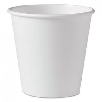 Dart Solo Polycoated Hot Paper Cups, 10 oz, White, 1000/Carton