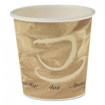 Dart Solo Single Sided Poly Paper Hot Cups, 4 OZ, Mistique design