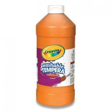 Crayola Artista II Washable Tempera Paint, Orange, 32 oz