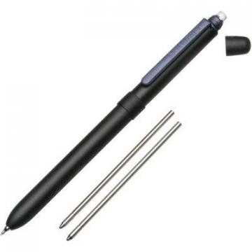 AbilityOne SKILCRAFT B3 Aviator Retractable Ballpoint Pen/Stylus, 0.5mm, Black/Blue Ink