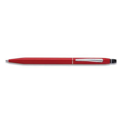 Cross Click Retractable Ballpoint Pen, Medium 0.7 mm, Black Ink, Red Barrel