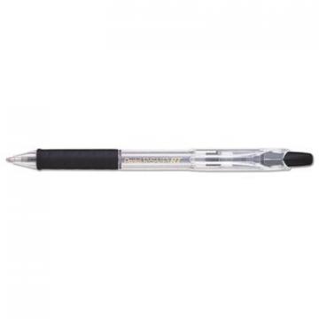 Pentel R.S.V.P. RT Retractable Ballpoint Pen, 1mm, Black Ink, Clear Barrel, Dozen