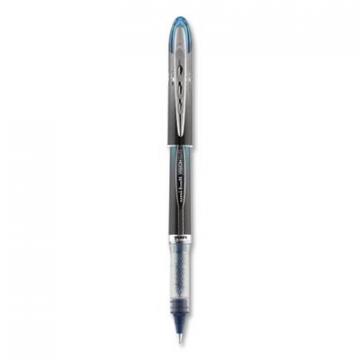 uni-ball VISION ELITE Stick Roller Ball Pen, 0.5mm, Blue-Black Ink, Black/Blue Barrel