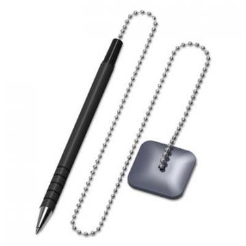 Universal Stick Ballpoint Counter Pen, Medium 1mm, Black Ink, Black Barrel