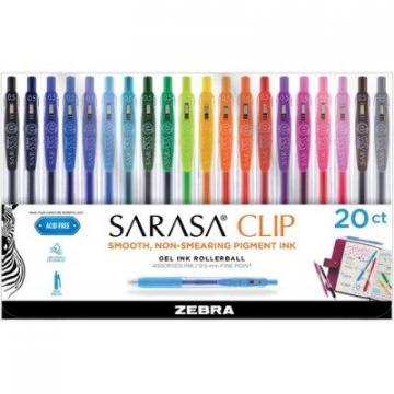 Zebra Pen Clip Medium Point Gel Ink Rollerball
