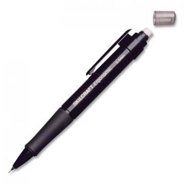 AbilityOne SKILCRAFT Ergonomic Mechanical Pencil, 0.5 mm, HB (#2.5), Black/Black, 6/Pack (810591)