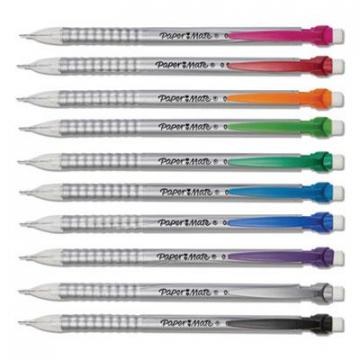 Paper Mate Write Bros Mechanical Pencil, 0.5 mm, HB (#2), Black Lead, Silver Barrel