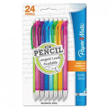 Paper Mate Write Bros Mechanical Pencil, 0.5 mm, HB (#2.5), Black Lead, Assorted Barrel Colors