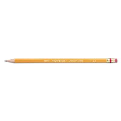 Paper Mate Mirado Pencil, F (#2.5), Black Lead, Yellow Barrel, Dozen