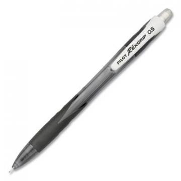 Pilot BeGreen RexGrip Mechanical Pencil, 0.5 mm, HB (#2), Black Lead, Translucent Frost/Black Barrel
