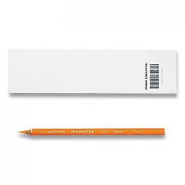 Prismacolor Premier Colored Pencil, 3 mm, 2B (#1), Orange Lead, Orange Barrel, Dozen