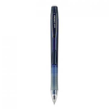 uni-ball Chroma Mechanical Pencil, 0.7 mm, HB (#2), Black Lead, Cobalt Barrel, Dozen
