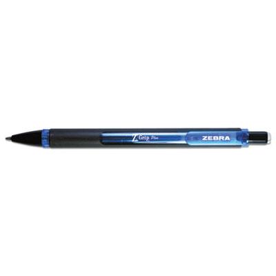 Zebra Z-Grip Plus Mechanical Pencil, 0.7 mm, HB (#2.5), Black Lead, Blue Barrel, Dozen