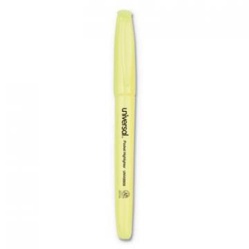 Universal Pocket Highlighters, Chisel Tip, Fluorescent Yellow, 36/Pack