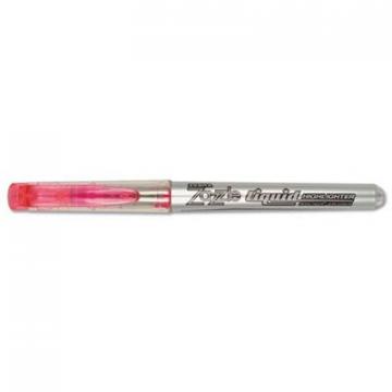Zebra Zazzle Liquid Ink Highlighter, Chisel Tip, Fluorescent Pink, 14/Pack