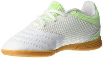 adidas Men's Copa 20.3 Indoor Sala Soccer Shoe, White/Black/Signal Green, 13K