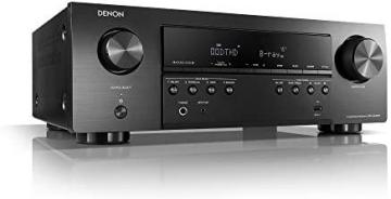 Denon AVR-S540BT Receiver, 5.2 channel, 4K Ultra HD Audio and Video