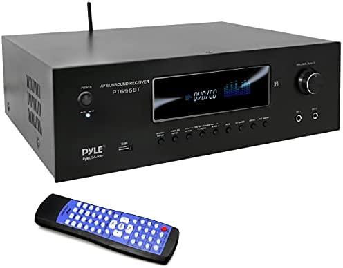 Pyle 1000W Bluetooth Home Theater Receiver, 5.2 Channel, Black