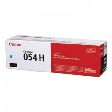Canon 054H (3027C001) High-Yield Cyan Toner Cartridge