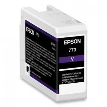 Epson T770020 (T770) UltraChrome PRO10 Ink, 25 mL, Violet
