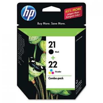 HP 21, HP 22 (C9509FN) Black,Tri-Color Ink Cartridge