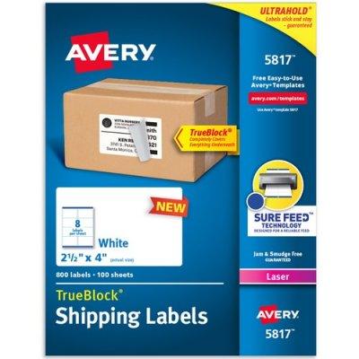 Avery TrueBlock Shipping Labels (05817)