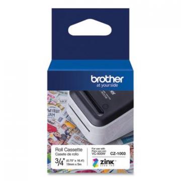 Brother CZ Roll Cassette, 0.75" x 16.4 ft, White